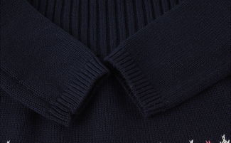 Gap嬰兒純棉玫瑰圖案下擺荷葉邊針織連衣裙 柔軟呵護與時尚設計的完美融合